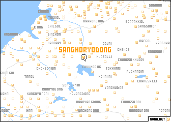 map of Sanghoryŏ-dong