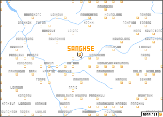 map of Sanghse