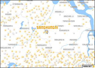 map of Sanghŭng-ni