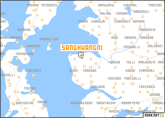 map of Sanghwang-ni