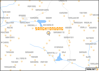 map of Sanghyŏn-dong