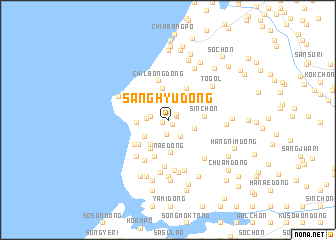 map of Sanghyu-dong