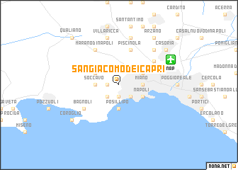 map of San Giacomo dei Capri