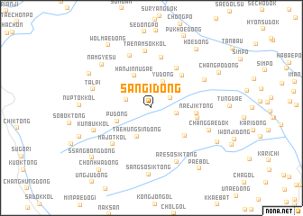 map of Sangi-dong