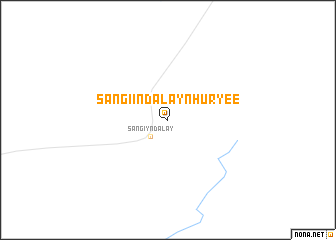 map of Sangiin Dalayn Hüryee