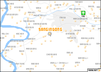 map of Sangin-dong