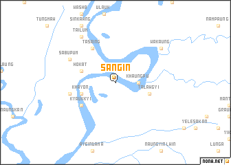 map of Sangin