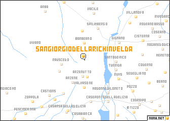 map of San Giorgio della Richinvelda