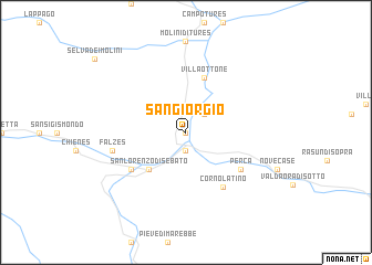 map of San Giorgio