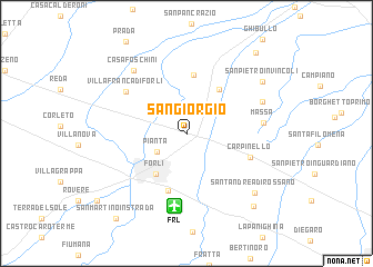 map of San Giorgio