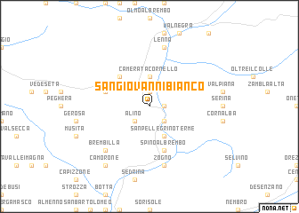 map of San Giovanni Bianco