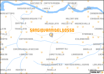 map of San Giovanni del Dosso