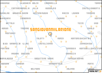 map of San Giovanni Ilarione