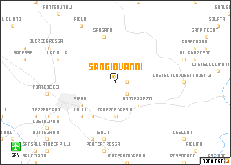 map of San Giovanni