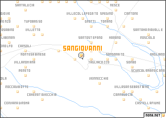 map of San Giovanni