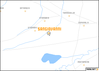 map of San Giovanni