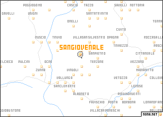 map of San Giovenale