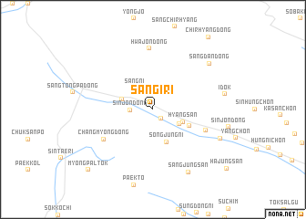 map of Sangi-ri