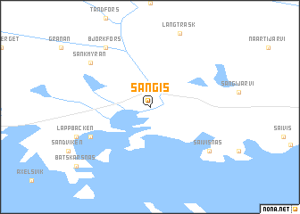 map of Sangis