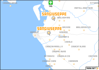 map of San Giuseppe