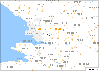 map of San Giuseppe
