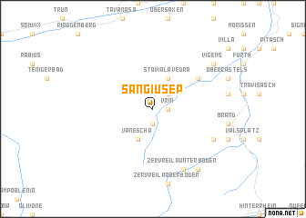 map of San Giusep