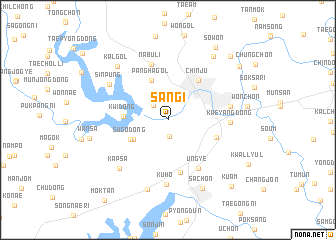 map of San\