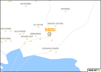 map of Sangī