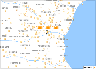 map of Sangjangdŏk