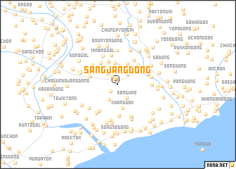 map of Sangjang-dong