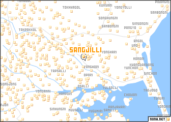 map of Sangjil-li