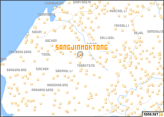map of Sangjinmok-tong