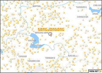 map of Sangjŏn-dong