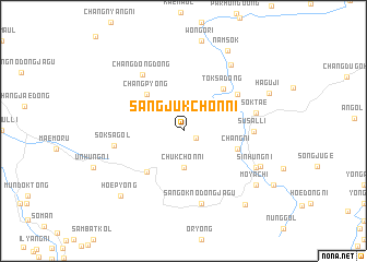 map of Sangjukchŏn-ni