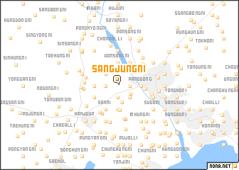 map of Sangjung-ni