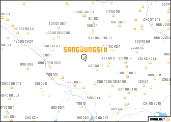 map of Sangjungsim