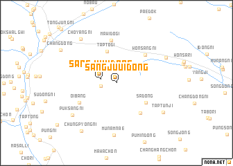 map of Sangjuŭi-dong