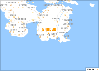map of Sangju