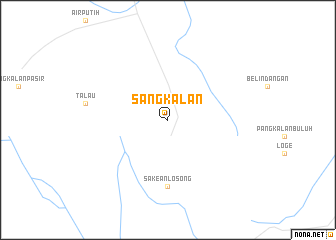 map of Sangkalan