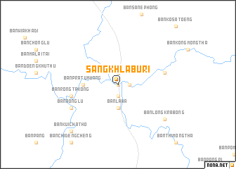 map of Sangkhla Buri