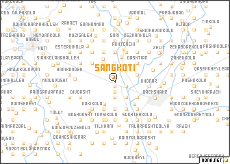 map of Sang Kotī