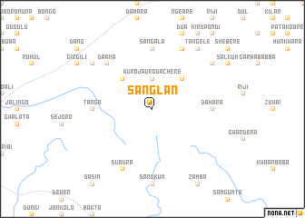 map of Sanglan
