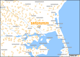 map of Sangmung-ni