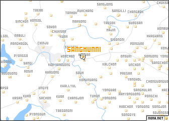 map of Sangmun-ni
