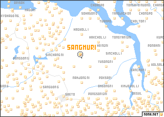 map of Sangmu-ri