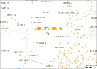 map of Sangmyŏn-dong