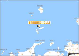 map of Sangnagwŏl-li