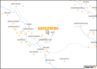 map of Sangnamak