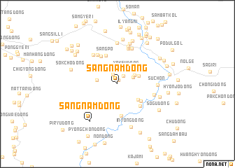 map of Sangnam-dong