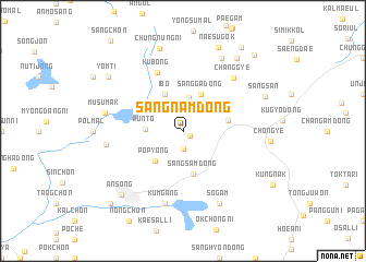 map of Sangnam-dong